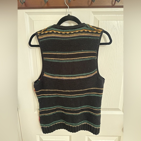 Harold’s Knit Cotton Vintage Button Vest - Picture 6 of 7